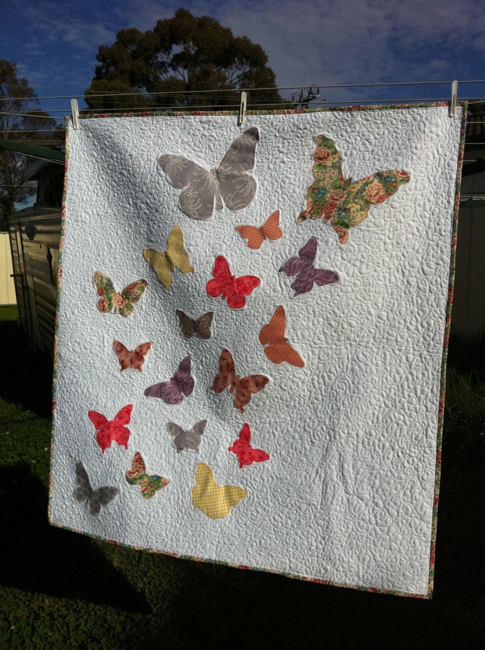 Alena's Butterfly Cot Quilt (2012)