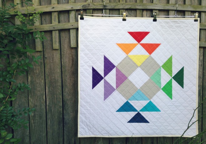 Crown of Thorns Mini Quilt (2015)